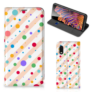 Samsung Xcover Pro Hoesje met Magneet Dots