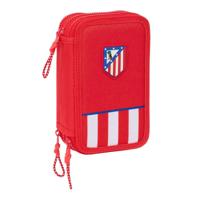 Driedubbele Pennenzak Atlético Madrid Rood 12,5 x 19,5 x 5,5 cm 36 Onderdelen