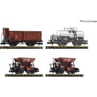 Fleischmann 6660120 N set van 4: Goederentrein van de DRG