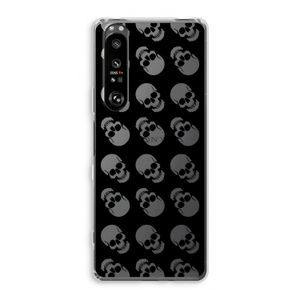 Musketon Skulls: Sony Xperia 1 III Transparant Hoesje