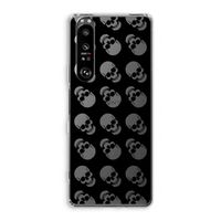 Musketon Skulls: Sony Xperia 1 III Transparant Hoesje - thumbnail