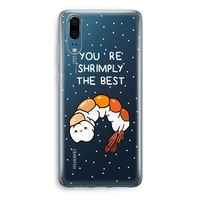 You're Shrimply The Best: Huawei P20 Transparant Hoesje