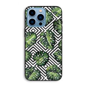 Geometrische jungle: iPhone 13 Pro Max Biologisch afbreekbaar hoesje