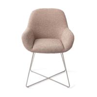 Jesper Home Kushi eetkamerstoel Stone Haze cross steel