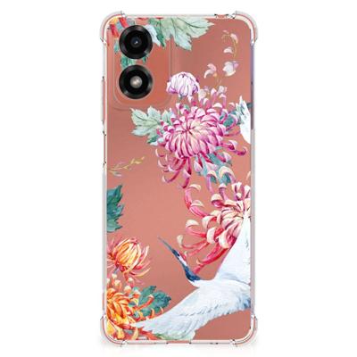 Motorola Moto G24 | G24 Power | G04 Case Anti-shock Bird Flowers Motorola Moto G24 | G24 Power | G04 Case Anti-shock Bird Flowers