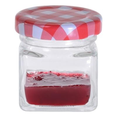 Excellent Houseware Inmaak/weckpotjes/jampotjes - 5x stuks - 50 ml - met draaideksel