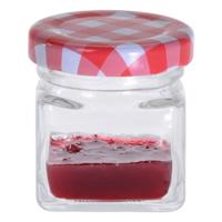 Excellent Houseware Inmaak/weckpotjes/jampotjes - 5x stuks - 50 ml - met draaideksel Excellent Houseware Inmaak/weckpotjes/jampotjes - 5x stuks - 50 ml - met draaideksel