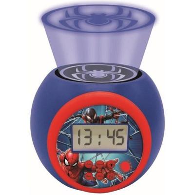 SPIDER-MAN Wekker projector timerfunctie LEXIBOOK