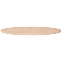 Tafelblad rond Ø90x2,5 cm onbehandeld massief eikenhout - thumbnail