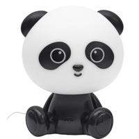Home Deco Kids Nachtlampje Led - Pandabeer - USB - oplaadbaar - aan/uit knop - wit - 24 cm