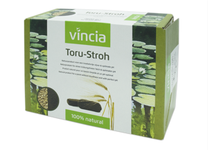 Vincia Toru-Stroh Pellets 2600g - Milieuvriendelijke Vijverhelderheid, Geschikt tot 10.000L