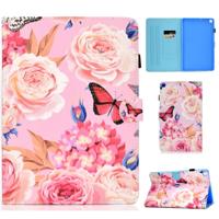 Gekleurde tekening patroon horizontale Flip PU lederen draagtas met houder & kaartsleuven & slaap/Wake-up functie voor Galaxy tab S5e 10 5/T720/T725 (