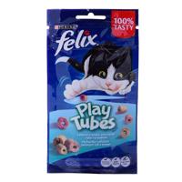 FELIX Play Tubes Fish, Shrimps - droogvoer voor de kat - 50 g