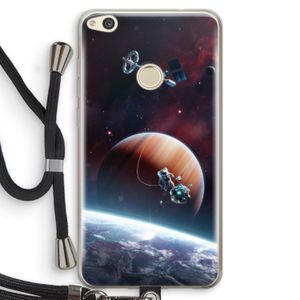 Examiner: Huawei Ascend P8 Lite (2017) Transparant Hoesje met koord