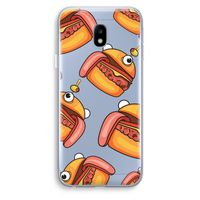 Hamburger: Samsung Galaxy J3 (2017) Transparant Hoesje