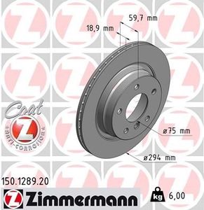 Remschijf Coat Z 150128920
