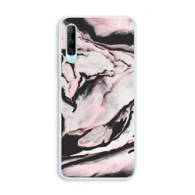 Roze stroom: Huawei P Smart Pro Transparant Hoesje