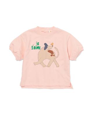 HEMA Baby Sweatshirt Honden Roze (roze)