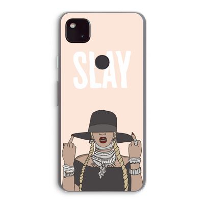 Slay All Day: Google Pixel 4a 5G Transparant Hoesje