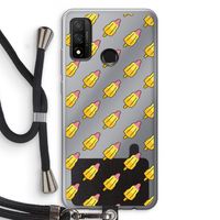 Waterijsjes: Huawei P Smart (2020) Transparant Hoesje met koord