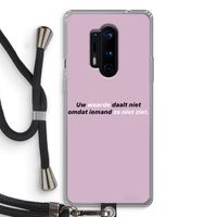 uw waarde daalt niet: OnePlus 8 Pro Transparant Hoesje met koord