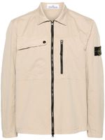 Stone Island hoodie zippé à patch Compass - Tons neutres - thumbnail