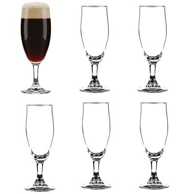Vicrila Speciaalbier Glas - 6x - Porter - gehard glas - 26 cl - speciaalbier glazen - bierproeverij
