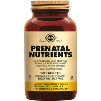 Solgar Prenatal Nutrients Multivitamine voor Zwangeren Tabletten Solgar Prenatal Nutrients Multivitamine voor Zwangeren Tabletten