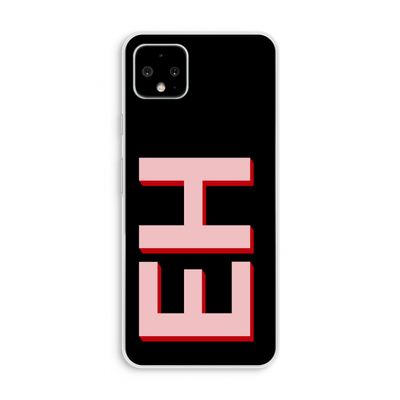 Monogram: Pixel 4 XL Transparant Hoesje