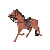 Toi-Toys Paard met Geluid - 15 cm - Junior - Bruin - thumbnail