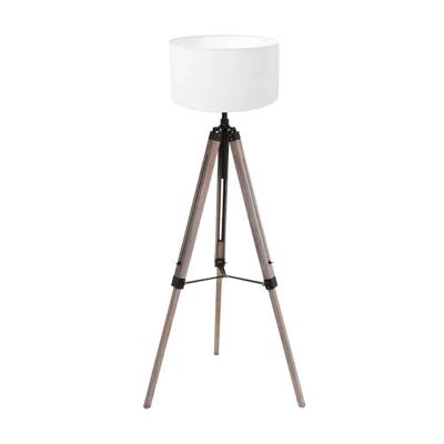 Steinhauer Tripod vloerlampTriek met kap wit - 4105ZW