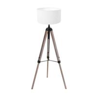 Steinhauer Tripod vloerlampTriek met kap wit - 4105ZW