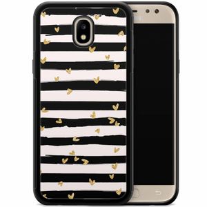 Samsung Galaxy J3 2017 hoesje - Hart streepjes