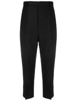 Rick Owens pantalon court à coupe droite - Noir