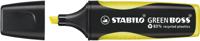 Markeerstift stabilo green boss 6070/24 geel | 10 stuks