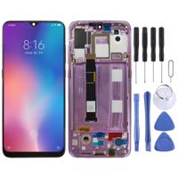 LCD-scherm en digitizer volledige montage met frame voor Xiaomi mi 9 (roze)