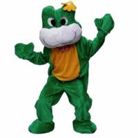 Kikker dierenpak - verkleedkleding - volwassenen - mascotte outfit - groen - one size Kikker dierenpak - verkleedkleding - volwassenen - mascotte outfit - groen - one size