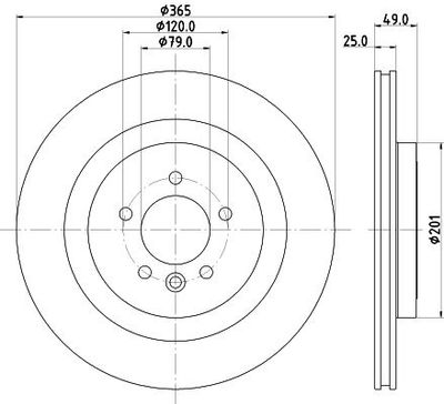 Remschijf 8DD355126641