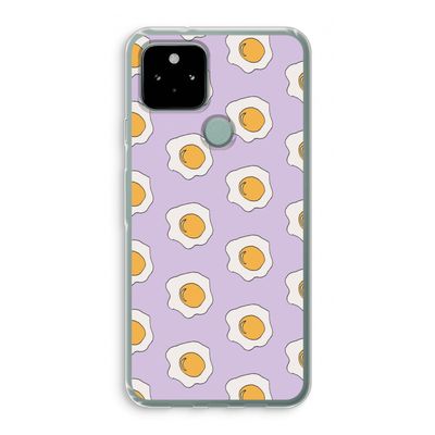 Bacon to my eggs #1: Google Pixel 5 Transparant Hoesje