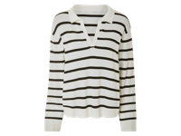 esmara Gebreide dames trui (Wit, XS (32/34))