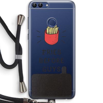 Fries before guys: Huawei P Smart (2018) Transparant Hoesje met koord