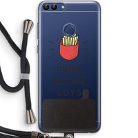 Fries before guys: Huawei P Smart (2018) Transparant Hoesje met koord