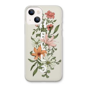 Hello bloemen: iPhone 13 Transparant Hoesje
