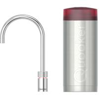 Quooker Nordic Round Kokendwaterkraan Single Tap Set - Kokend Water - Chroom - Inclusief COMBI Reservoir