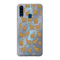 Alpacas: Samsung Galaxy A20s Transparant Hoesje
