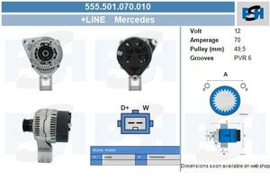 Dynamo Mercedes 70A 555501070010