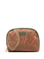ETRO trousse de toilette à imprimé cachemire - Marron