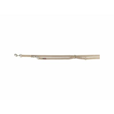 Verstelbare hondenriem Trixie Premium Zand XS/S