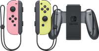 Nintendo Switch Joy-Con Pastel Set Roze/Geel + Nintendo Switch Joy-Con Charge Grip - thumbnail
