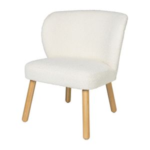 Teddy fauteuil - Troyes - wit - 60x59x68 cm